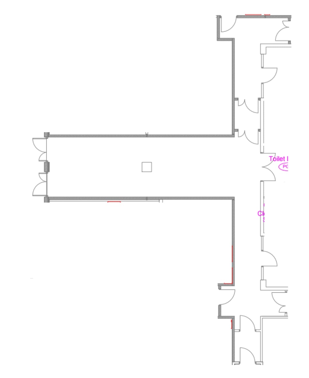 Carpet tile installation in a government building